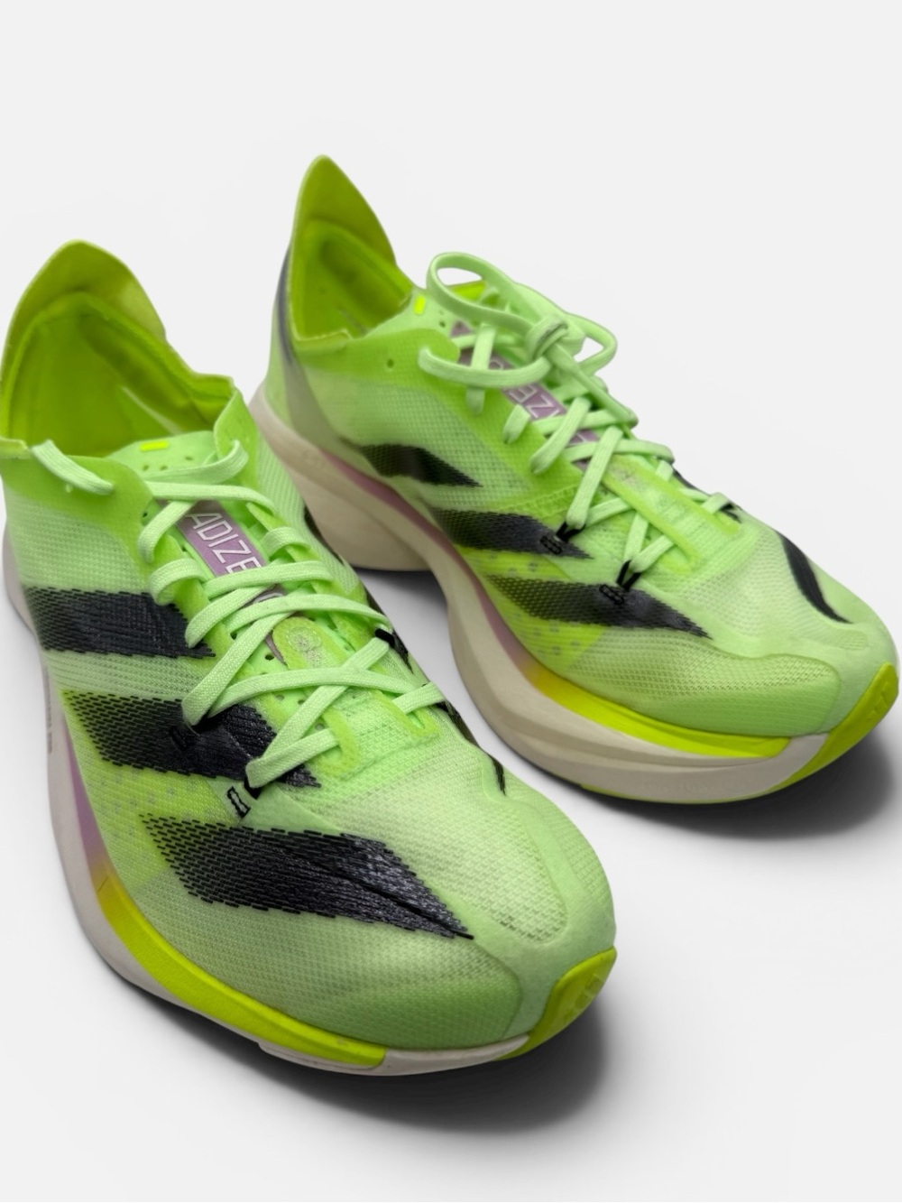 adidas Women’s Adizero Adios Pro 3 Trainers - lucid lemon - Picture 7 of 14